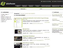 Tablet Screenshot of annuaire.izisoftware.com